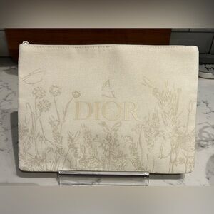 Dior New Beauty Floral Print Zipper Pouch. Spring 2024.